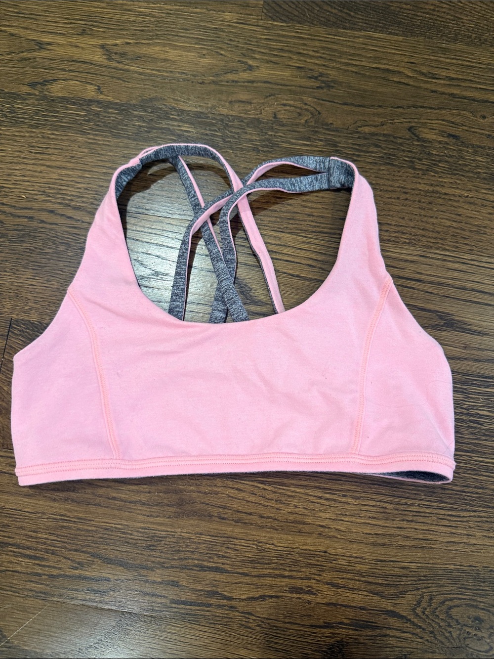 Ivivva Pink Cross-Back Sports Bra
